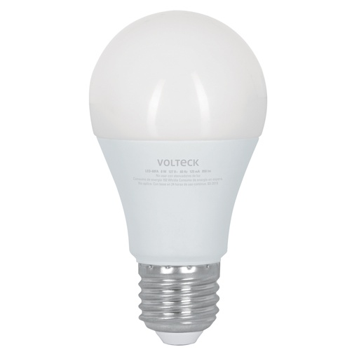[48052] Foco LED 8W (60W) A19 6500K 3 niveles de luminosidad VOLTECK LED-60FA