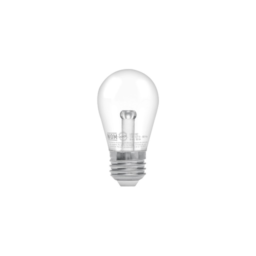 [48077] Foco LED 1 W sin filamento, S14, 2200K ambar, E26, VOLTECK LED-10C