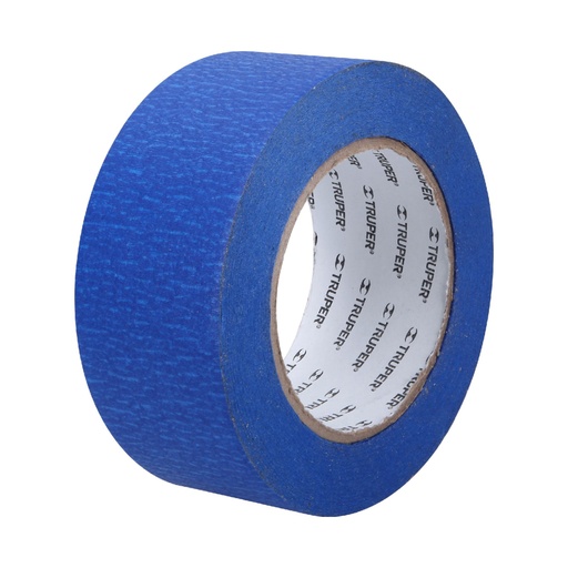 [12624] Cinta masking tape azul de 2' x 50 m para pintor, TRUPER MSK-2A