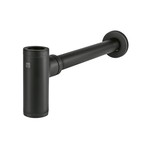 [48269] Céspol de bote minimalista 1 1/4', negro, para lavabo, FOSET CE-212M