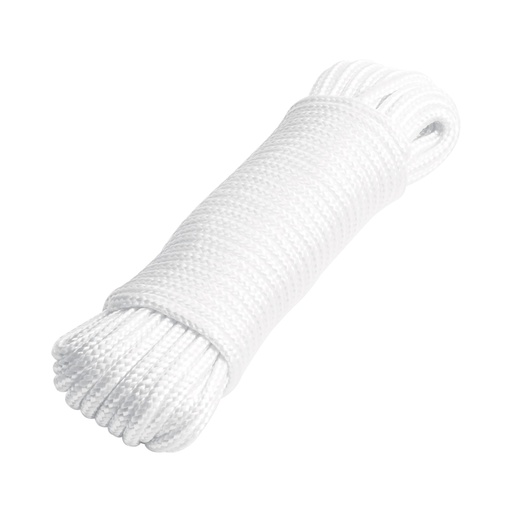 [48392] Piola de poliéster diamante de 4mmx15m blanca, madeja, FIERO PIO-415P