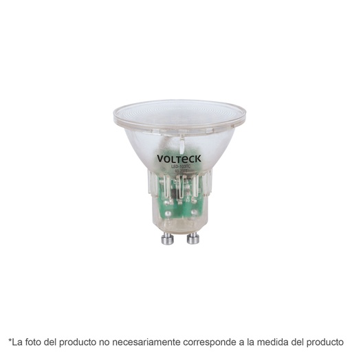 [48404] Lámpara trans. de LED 3 W MR16 base GU10 luz de día, blíster LED-103TF