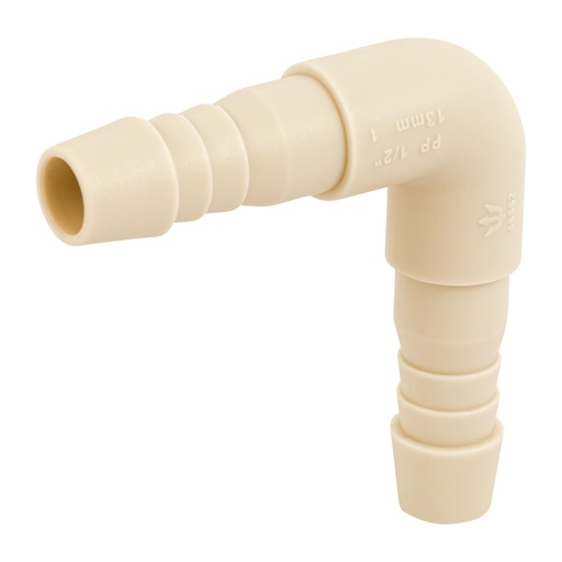 [48562] Codo 90° inserción de 1/2' de polipropileno, FOSET CM-562