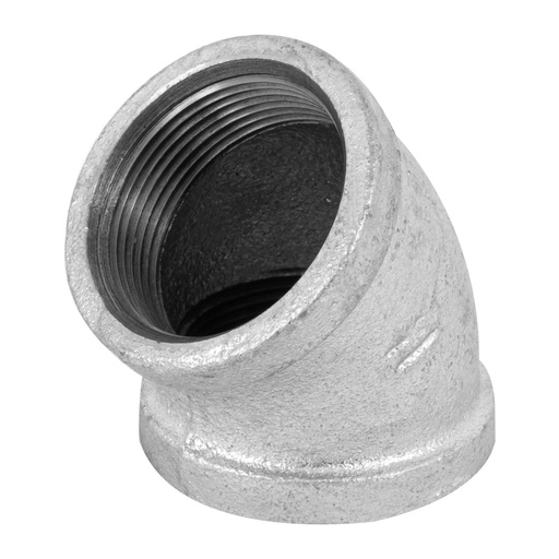 [48753] Codo 45° acero galvanizado de 1-1/2', FOSET CG-865