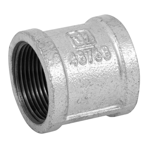 [48768] Cople reforzado de acero galvanizado de 1-1/4', FOSET CG-204