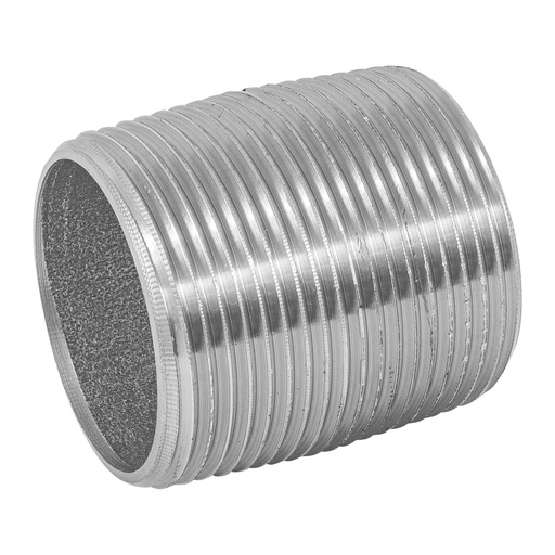 [48789] Niple de acero galvanizado 1-1/4' cuerda corrida, FOSET CG-474