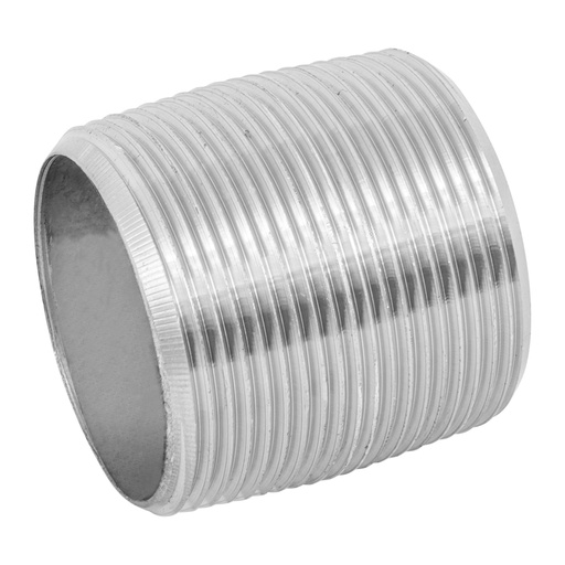 [48790] Niple de acero galvanizado 1-1/2' cuerda corrida, FOSET CG-475