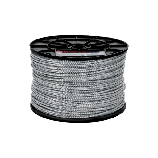 [48801] Metro de cable flexible 1/8' de acero 7x19 hilos, 300 m CAB-1/8F3