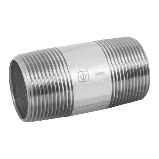 [48829] Niple de acero galvanizado 1-1/4 x 3', FOSET CG-430