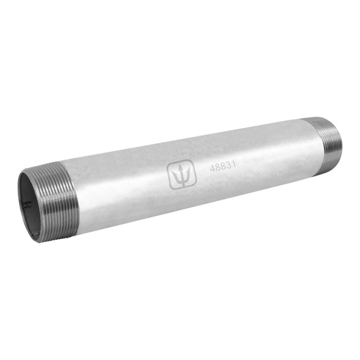 [48831] Niple de acero galvanizado 1-1/4 x 6', FOSET CG-432