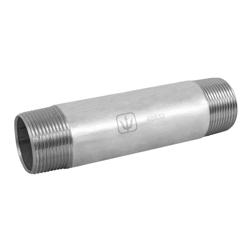 [48832] Niple de acero galvanizado 1-1/4 x 8', FOSET CG-433
