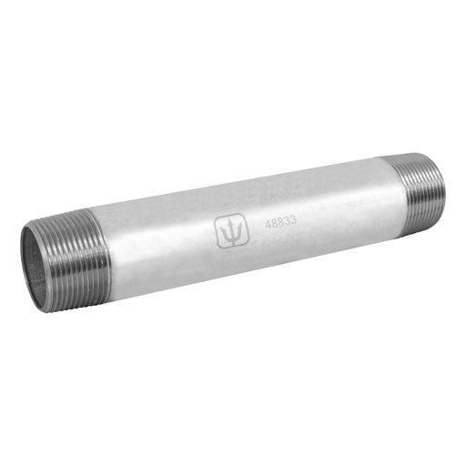 [48833] Niple de acero galvanizado 1-1/4 x 10', FOSET CG-434