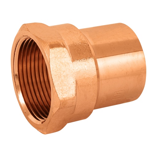 [48898] Conector de cobre, rosca interior 1-1/4', FOSET CC-604