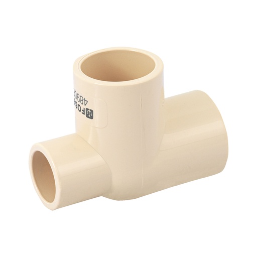 [48908] Tee reducida lateral de CPVC 3/4' x 1/2' x 3/4', FOSET CPVC-726