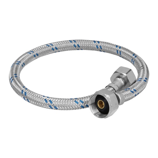 [49126] Manguera p/WC, aluminio, 1/2' x 7/8', 50 cm, FOSET FWC-50