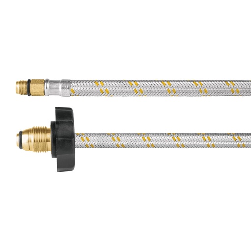 [49136] Manguera pigtail, acero inox, 7/16' x 7/8', 55 cm, FOSET FPIG-55X