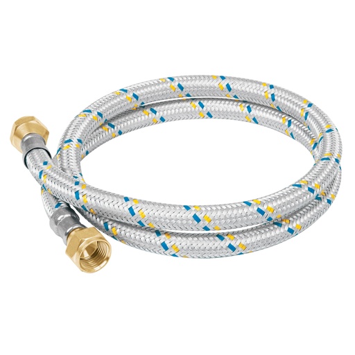 [49138] Manguera para gas, aluminio, 3/8' flare , 100 cm, FOSET FGA-10