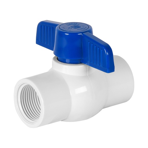 [49152] Válvula esfera de PVC 1' roscable, FOSET PVC-ES-1R