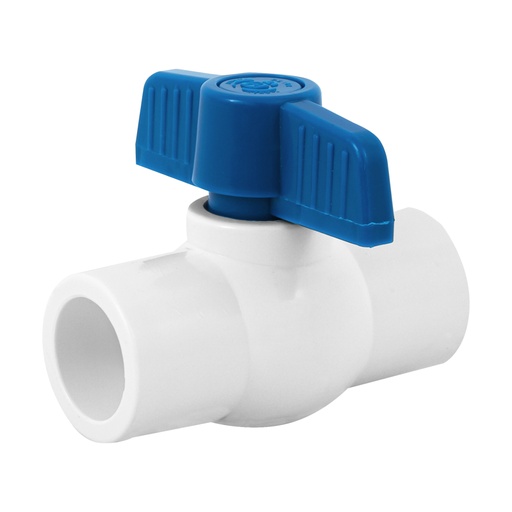 [49156] Válvula de esfera de PVC 1/2'para cementar, FOSET PVC-ES-1/2