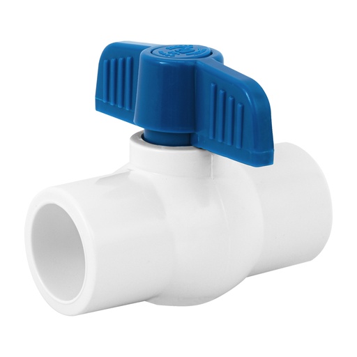 [49157] Válvula de esfera de PVC 3/4' para cementar, FOSET PVC-ES-3/4