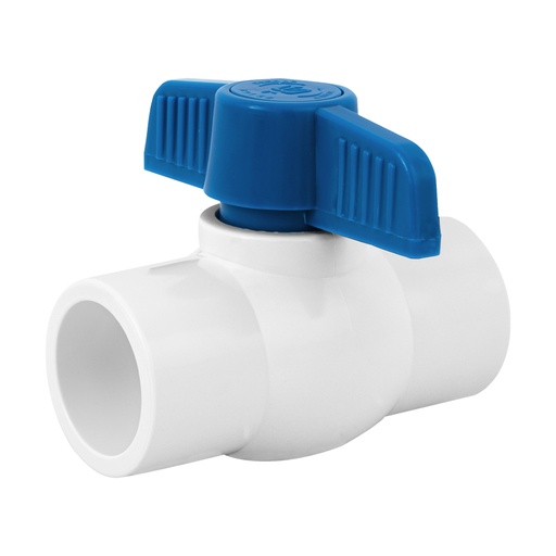 [49158] Válvula de esfera de PVC 1' para cementar, FOSET PVC-ES-1