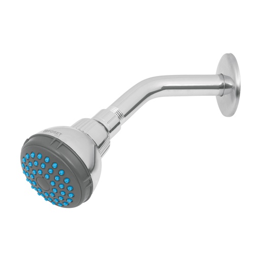 [49245] Regadera redonda 2-1/2' brazo y chapetón de acero, BASIC R-506