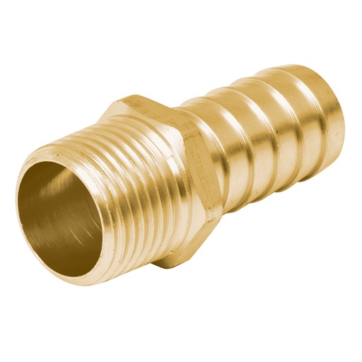 [49305] Adaptador macho de latón 1/2' para manguera, FOSET ADPO-1/2M