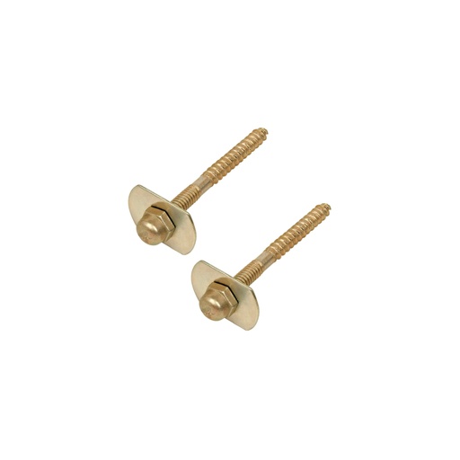 [49330] Bolsa con 2 pijas 1/4' x 66 mm para base de WC a piso, FOSET PIJ-WC