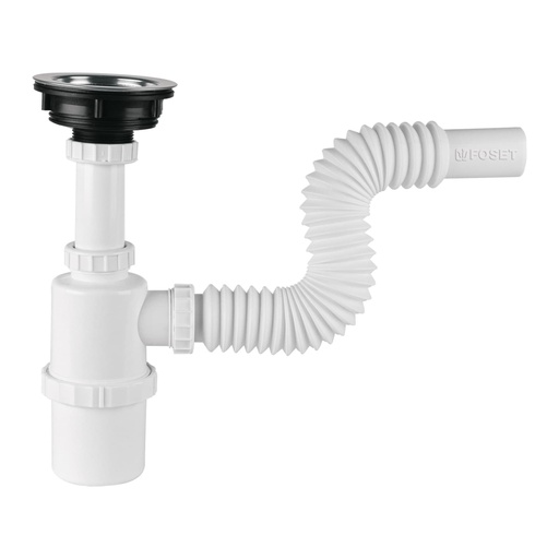 [49506] Céspol de bote con contracanasta de acero inoxidable, FOSET CE-292