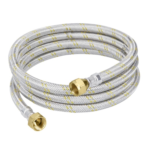 [49517] Manguera para gas, acero inox, 3/8' flare, 200 cm, FOSET FGA-20X