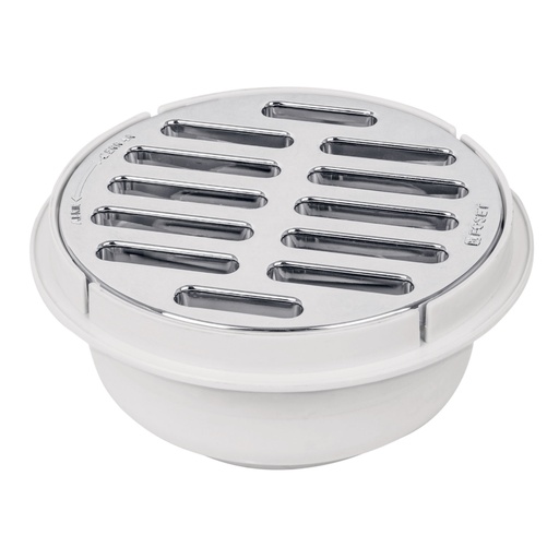 [49616] Coladera 5' universal,ABS, rejilla cromada 1/4 vuelta, FOSET COL-51