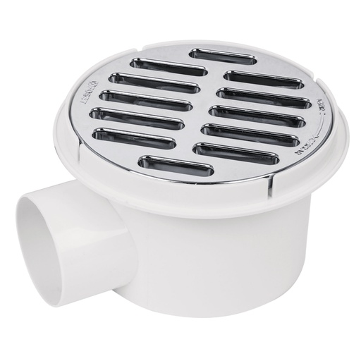 [49618] Coladera de ABS salida lateral y rejilla 5', 1/4 de vuelta COL-61