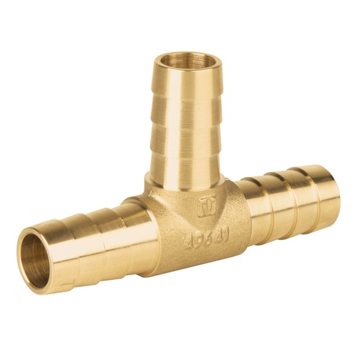 [49641] Tee inserción macho latón 1/2' para manguera, FOSET ADPO-1/2T