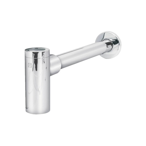 [49987] Céspol de bote minimalista 1 1/4', cromo, para lavabo, FOSET CE-212