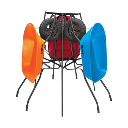 [50056] Rack para 3 carretillas, TRUPER RACK-3