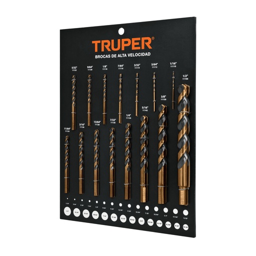 [55565] Exhibidor Truper de brocas de alta velocidad EXT-BAV