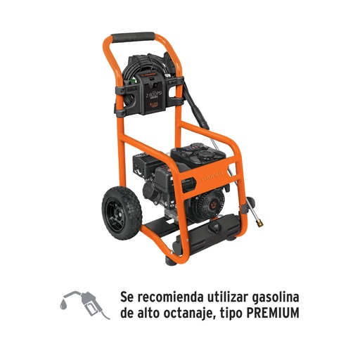 [12908] Hidrolavadora con motor a gasolina, 2,800 PSI, Truper LAGAS-2800