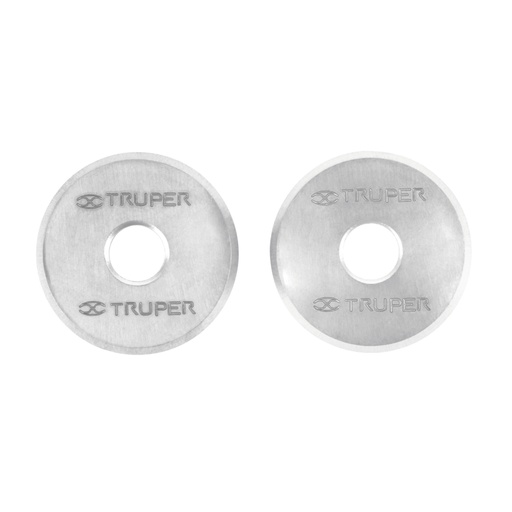 [12934] Repuesto 2 cuchillas para cortador de azulejo, 22 mm, TRUPER REP-CAZ-40/60
