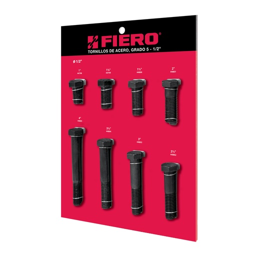 [55700] Exhibidor FIERO de tornillos #3, grado 5 EXF-TORA-3