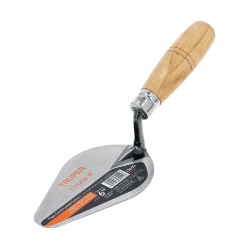 [13003] Cuchara para albañil 6' forjada tipo Centroamericana, TRUPER CT-6C