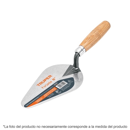 [13007] Cuchara para albañil 10' forjada tipo Centroamericana,TRUPER CT-10C
