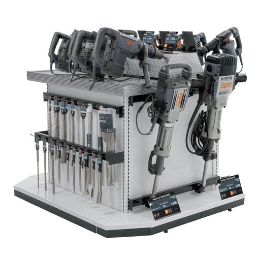 [56009] Mueble exhibidor con herramientas de demolición R-MAQ-DE