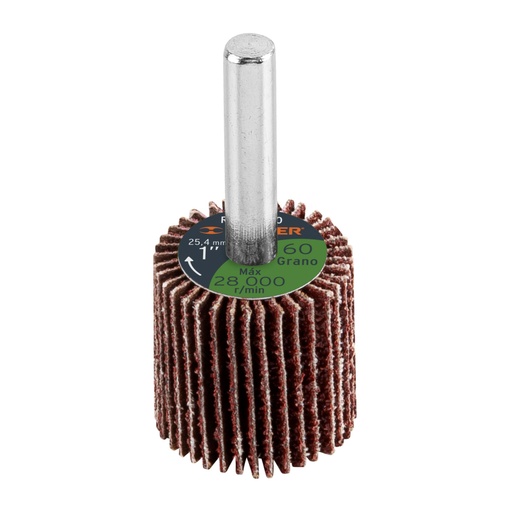 [13033] Rueda flap de 1', grano 60, TRUPER RUFLA-160