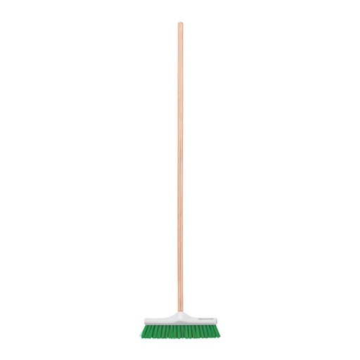 [57034] Cepillo para barrer cerda rígida de 30 cm, bastón de madera CEPI-30