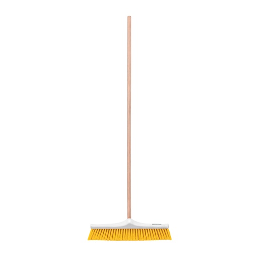 [57036] Cepillo para barrer cerda suave de 50 cm, bastón de madera CEPI-50