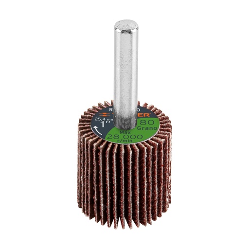 [13034] Rueda flap de 1', grano 80, TRUPER RUFLA-180
