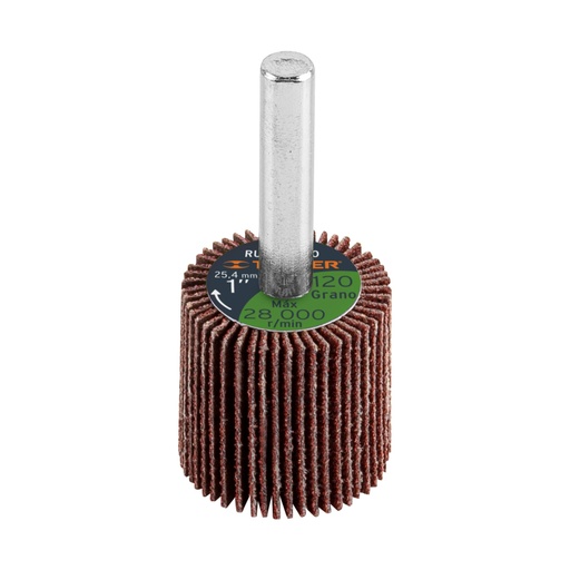 [13035] Rueda flap de 1', grano 120, TRUPER RUFLA-1120