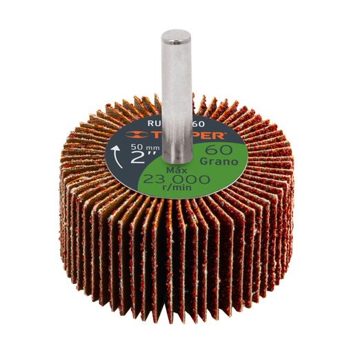 [13037] Rueda flap de 2', grano 60, TRUPER RUFLA-260