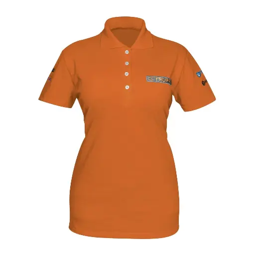 [60470] Playera polo para mujer, naranja, M, Truper POL-ND-M