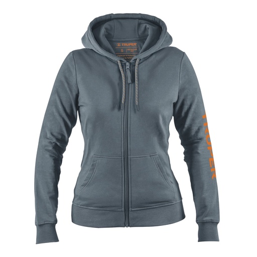 [65035] Sudadera gris para dama, talla CH, TRUPER SUD-GD-CH